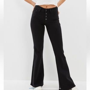 Black AE Ne(x)t Level Festival Flare Jean NWOT